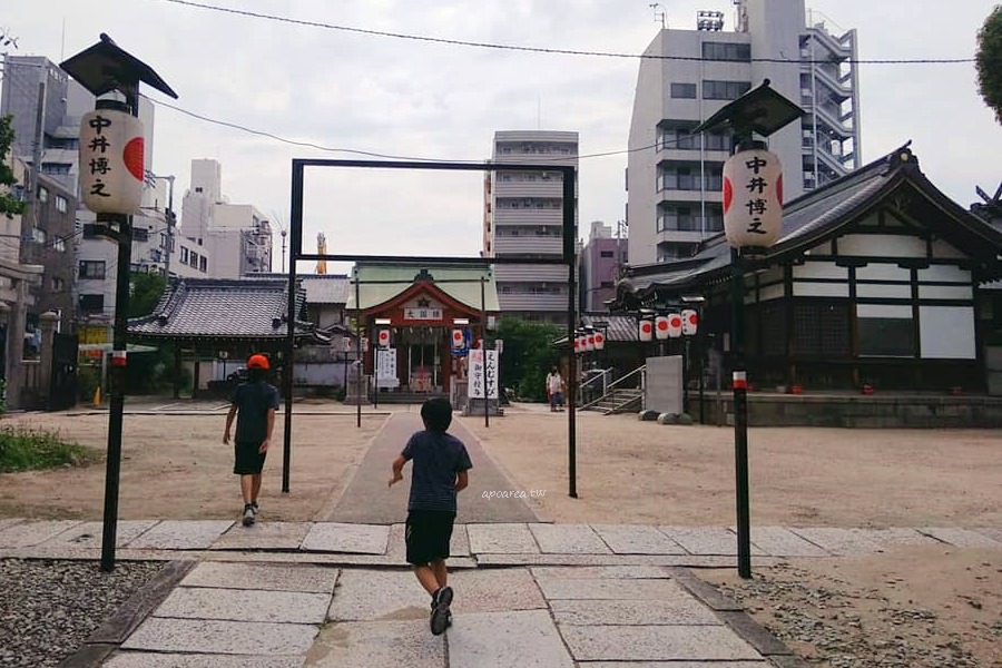 敷津松之宮大國主神社 不怕老鼠咬布袋拿著金槌糧袋老鼠鎮守的招財神社日出大國社楠稲荷神社 蘋果話日常