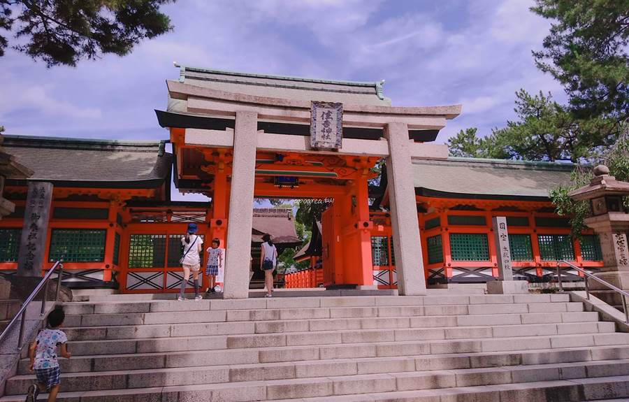 住吉大社 來去神社找石頭 尋找五大力護身符 可愛兔子手水舍 關西親子旅遊 蘋果話日常